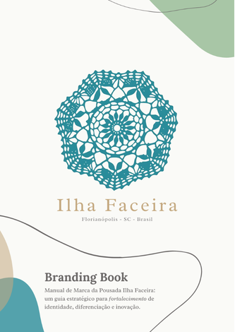 Capa do branding book da Pousada Ilha Faceira